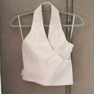 White halter top, Vintage.